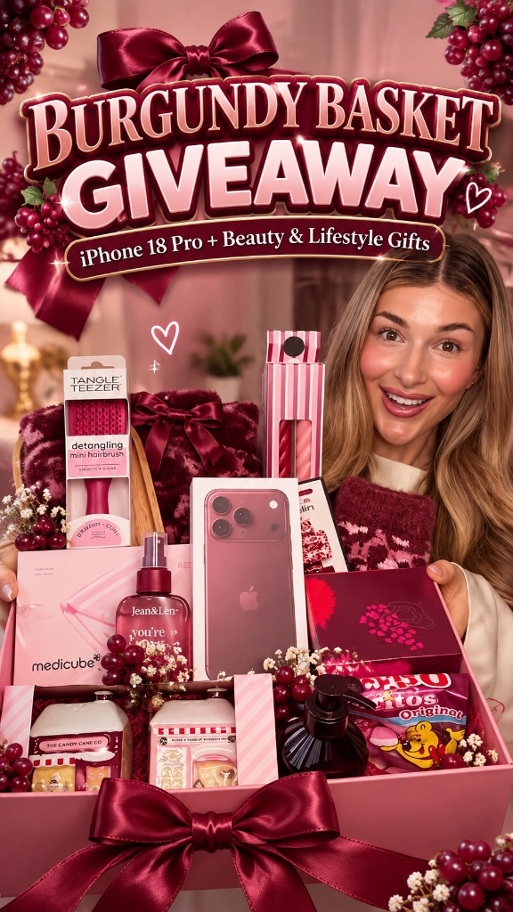 @aboutleonii Burgundy Basket Giveaway